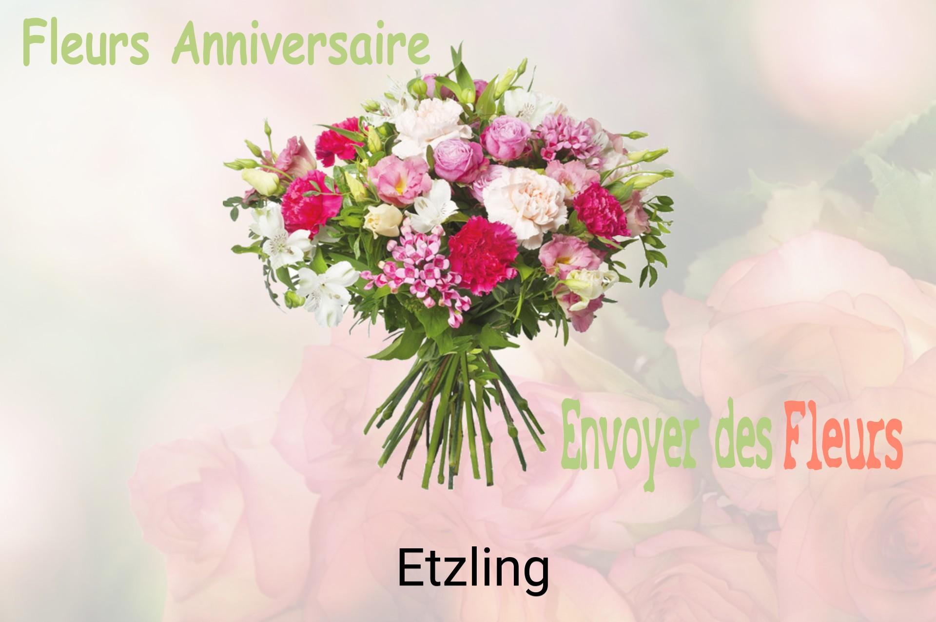 Bouquet de fleurs d’anniversaire livré à Etzling