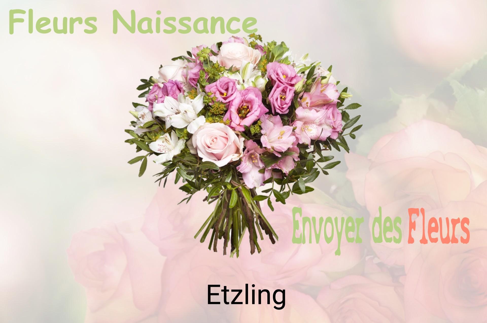 Bouquet de fleurs de naissance livré à Etzling